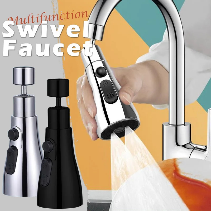 Universal 360 Rotate Kitchen Faucet Extender Aerator Splash Filter Tap gallery
