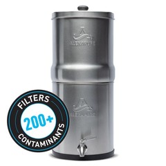 BRAND NEW Alexapure Pro Stainless Steel Water Filtration System Gravity Fed