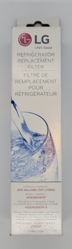 LG LT700P Refrigerator Replacement Filter 6 Month 200 Gallon