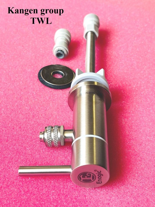 Enagic Kangen Leveluk Cold Water Faucet Chrome Branch Supply Stop Valve NEW gallery