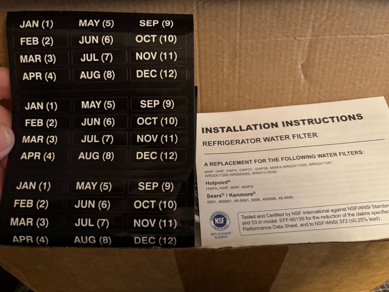 Aqua Crest NSF/ANSI certified Water Filters 3 Pack AQF-MWF-P3-N gallery