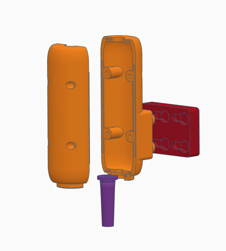 Reverse Osmosis Faucet Mounting Solution for Apartments 3D printed Under Cabinet gallery