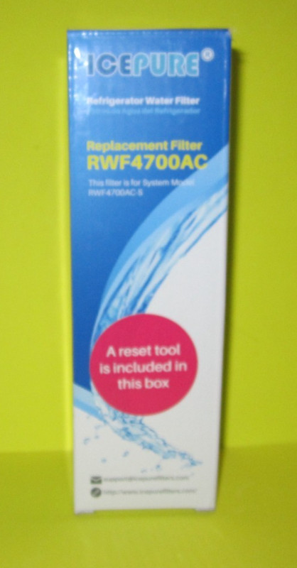 ICEPURE RWF4700AC LG & KENMORE Fridge Water Filter Replacement